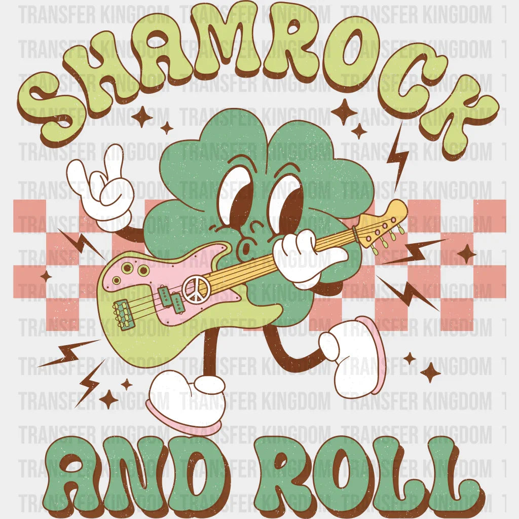 Shamrock And Roll St. Patrick's Day Design - DTF heat transfer - Transfer Kingdom
