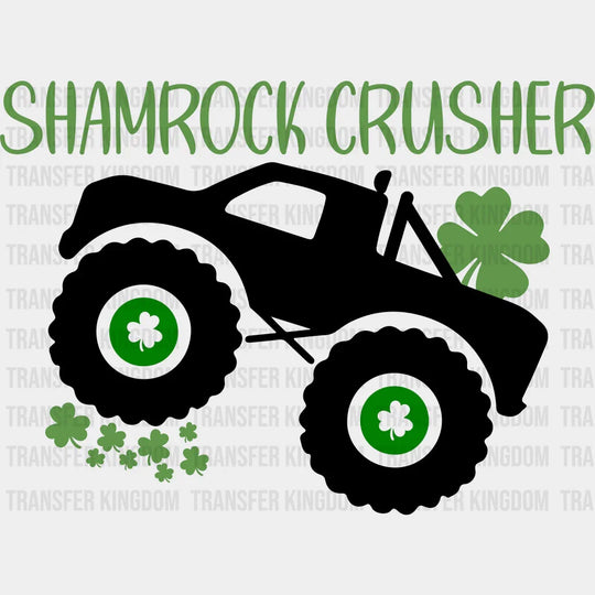 Shamrock Crusher St. Patrick's Day Design - DTF heat transfer - Transfer Kingdom