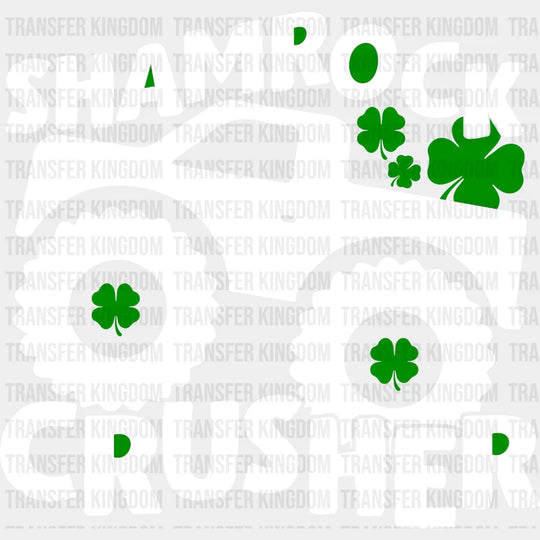 Shamrock Crusher St. Patrick's Day Design - DTF heat transfer - Transfer Kingdom