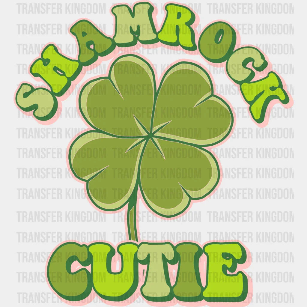 Shamrock Cutie St. Patrick's Day Design - DTF heat transfer - Transfer Kingdom