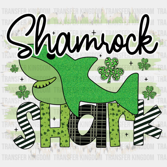 Shamrock Shark St. Patrick's Day Design - DTF heat transfer