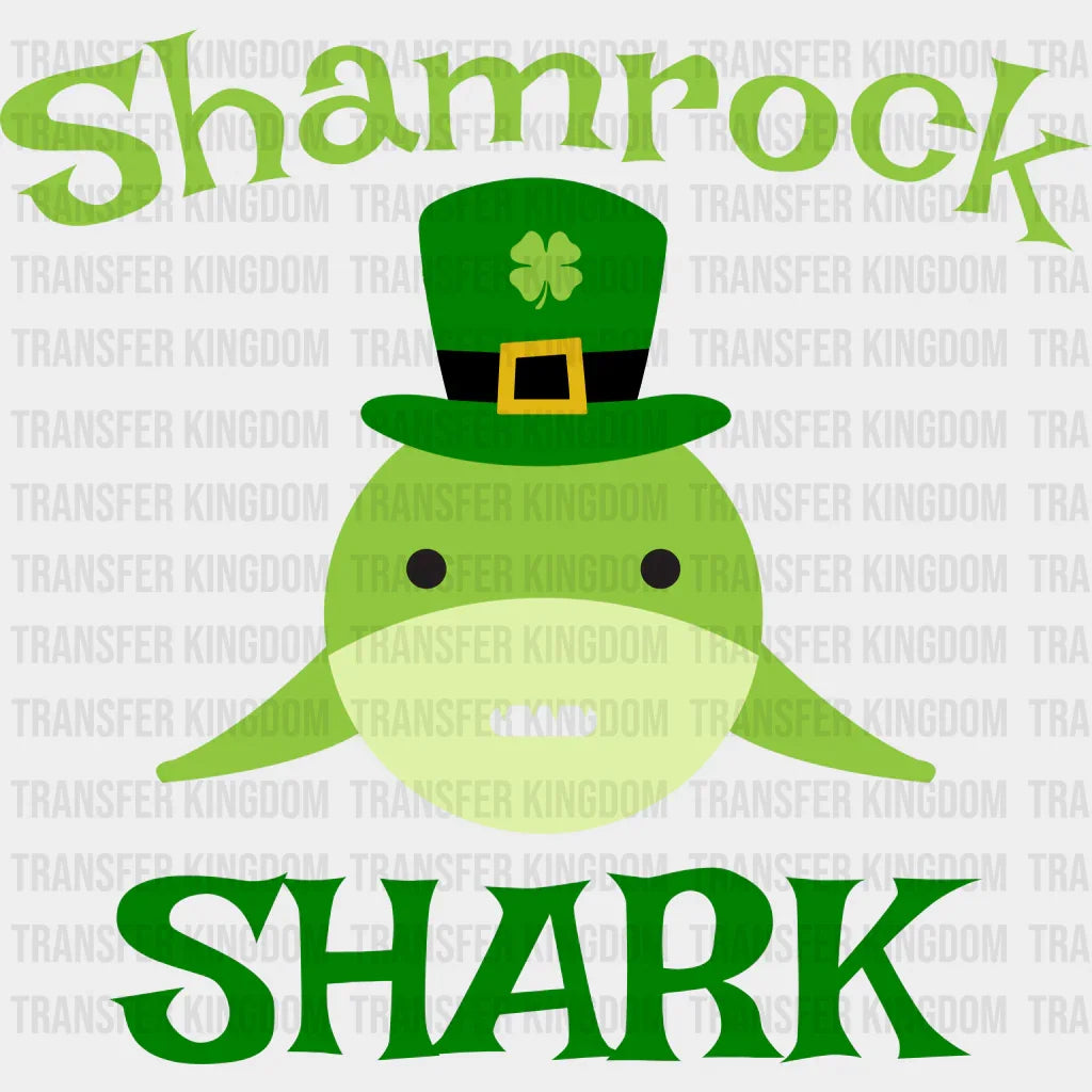 Shamrock Shark St. Patrick's Day Design - DTF heat transfer - Transfer Kingdom