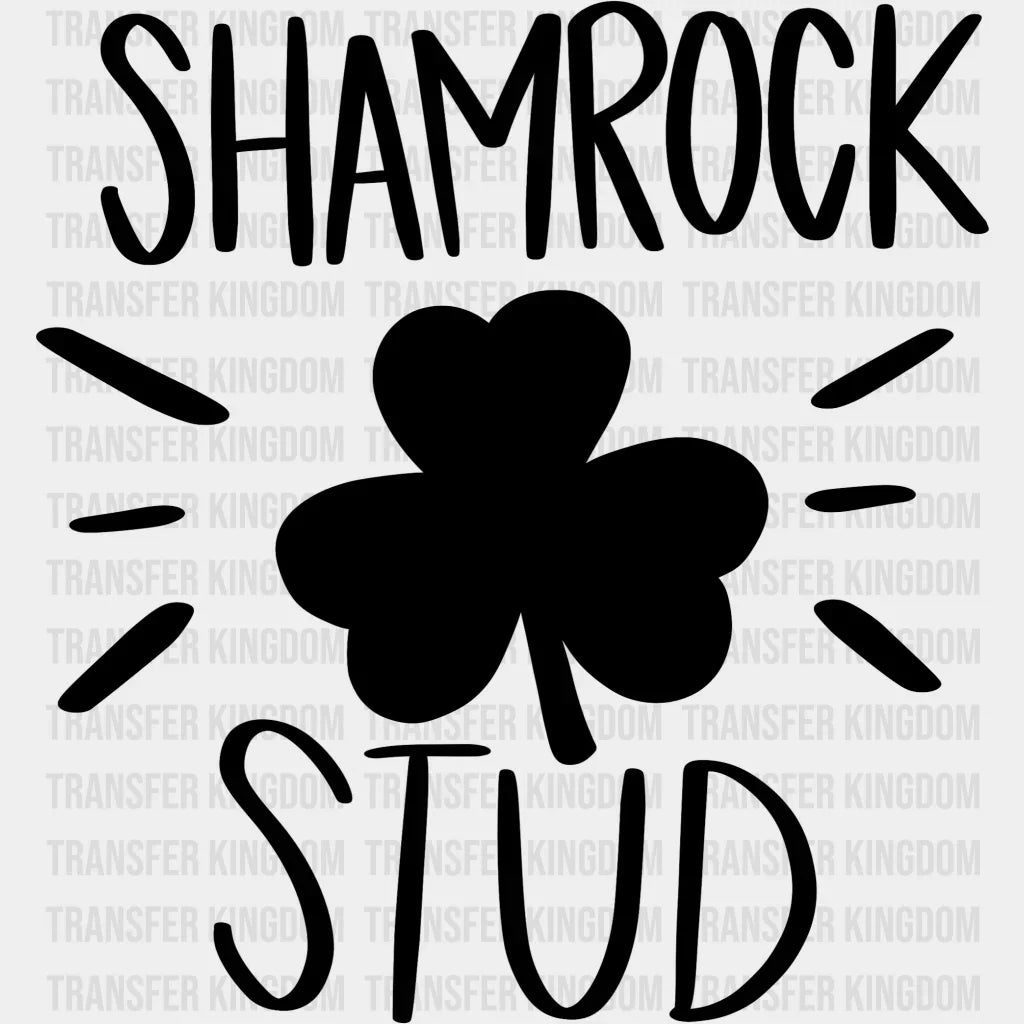 Shamrock Stud St. Patrick's Day Design - DTF heat transfer - Transfer Kingdom