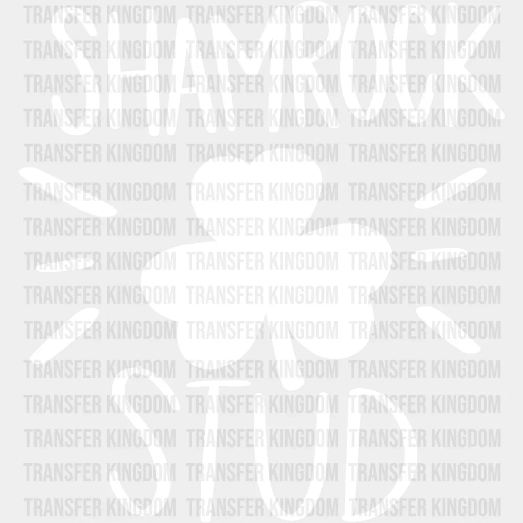 Shamrock Stud St. Patrick's Day Design - DTF heat transfer - Transfer Kingdom