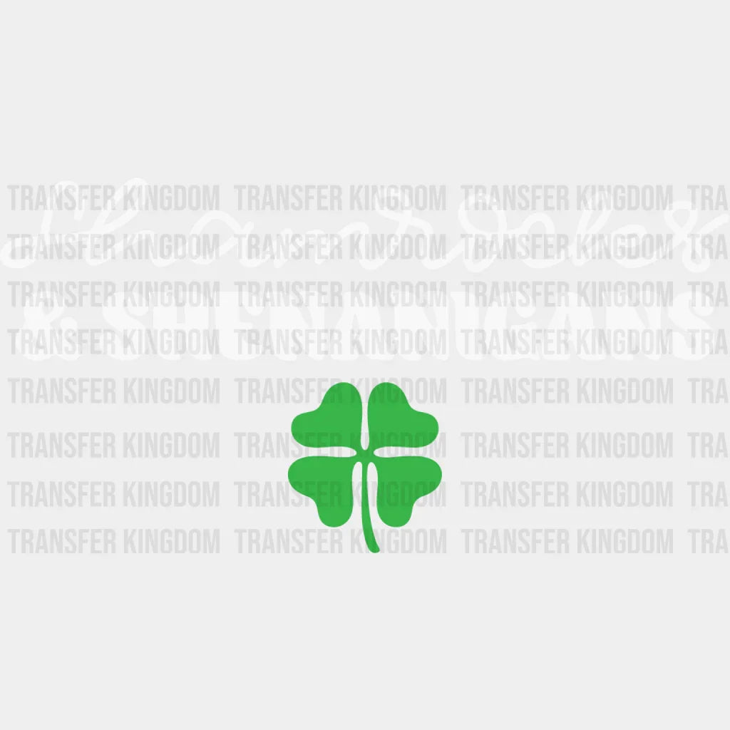 Shamrocks & Shenanigans St. Patrick's Day Design - DTF heat transfer - Transfer Kingdom