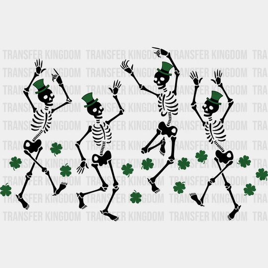 Skeletons St. Patrick's Day Design - DTF heat transfer - Transfer Kingdom