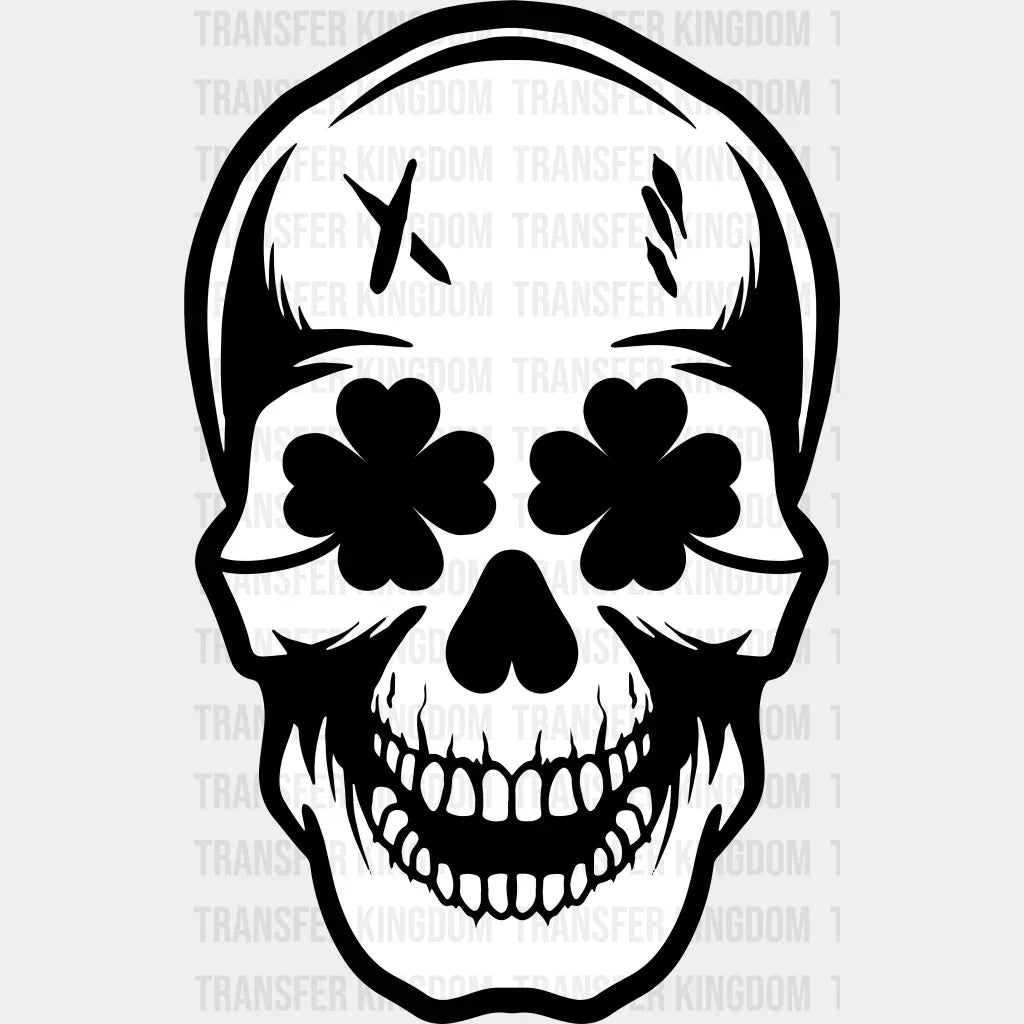 Skull St. Patrick's Day Design - DTF heat transfer - Transfer Kingdom