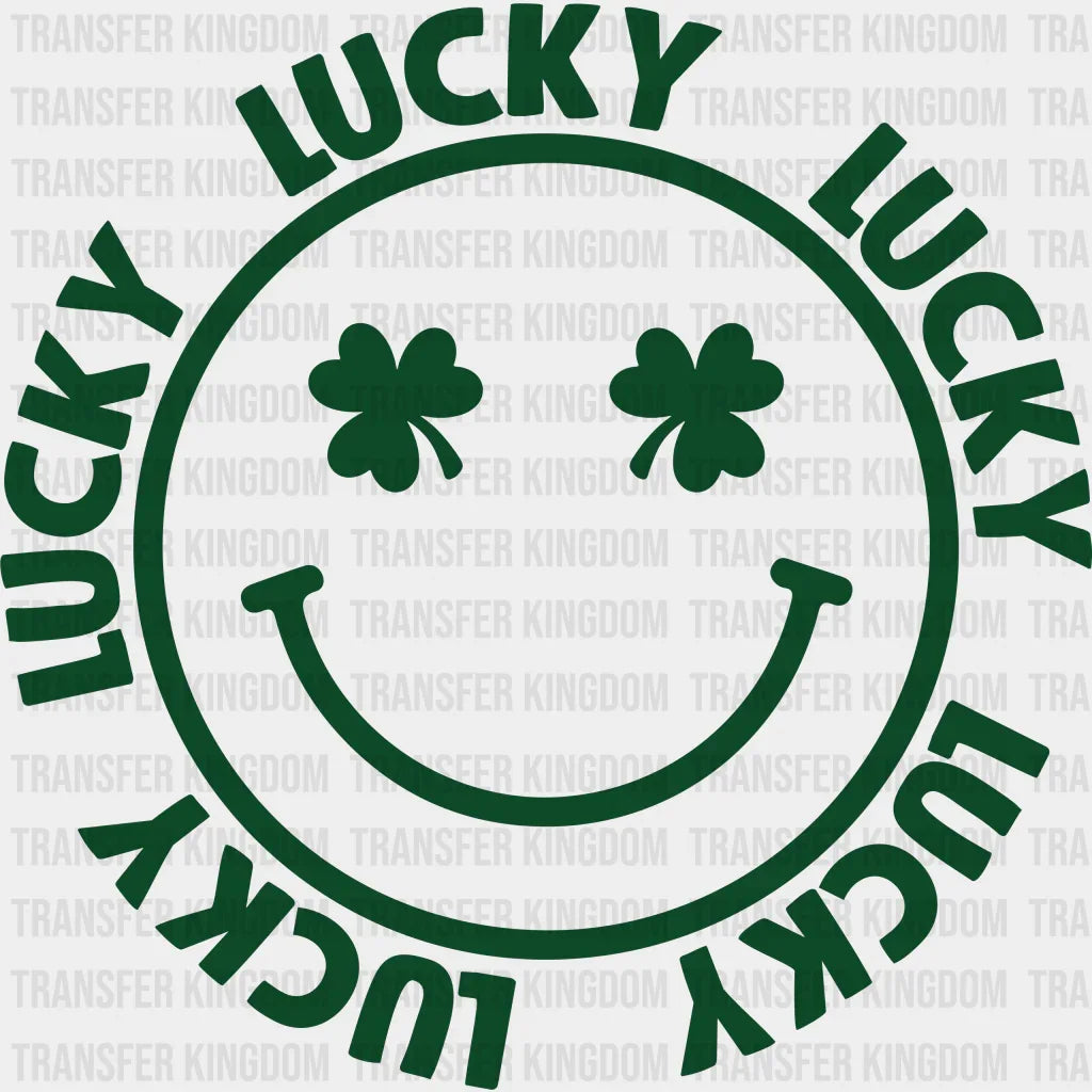 Smiley St. Patrick's Day Design - DTF heat transfer - Transfer Kingdom