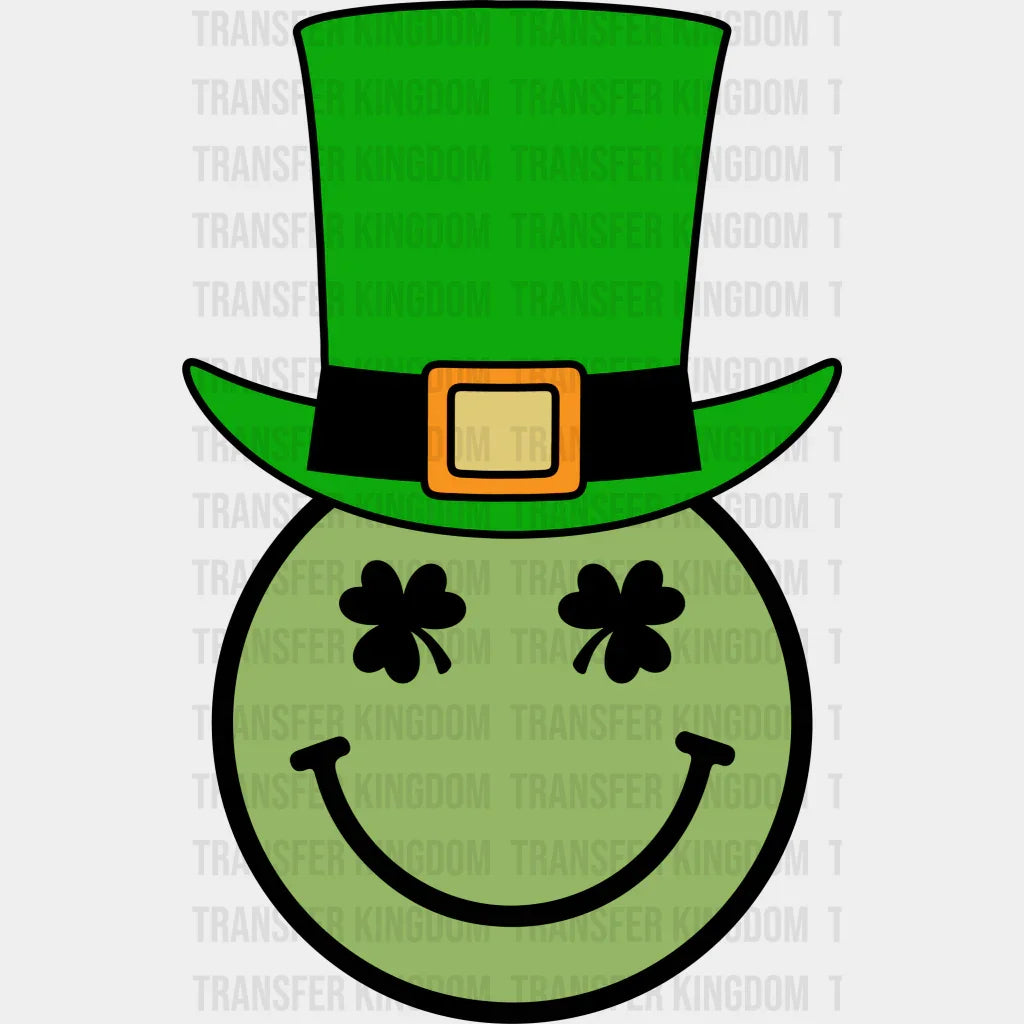 Smiley St. Patrick's Day Design - DTF heat transfer - Transfer Kingdom