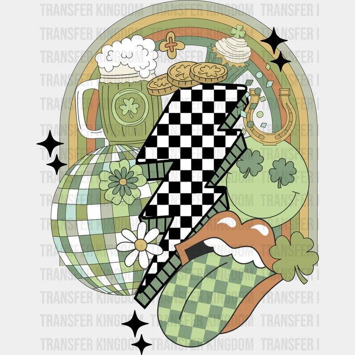Smiles Face St. Patrick's Day Design - DTF heat transfer