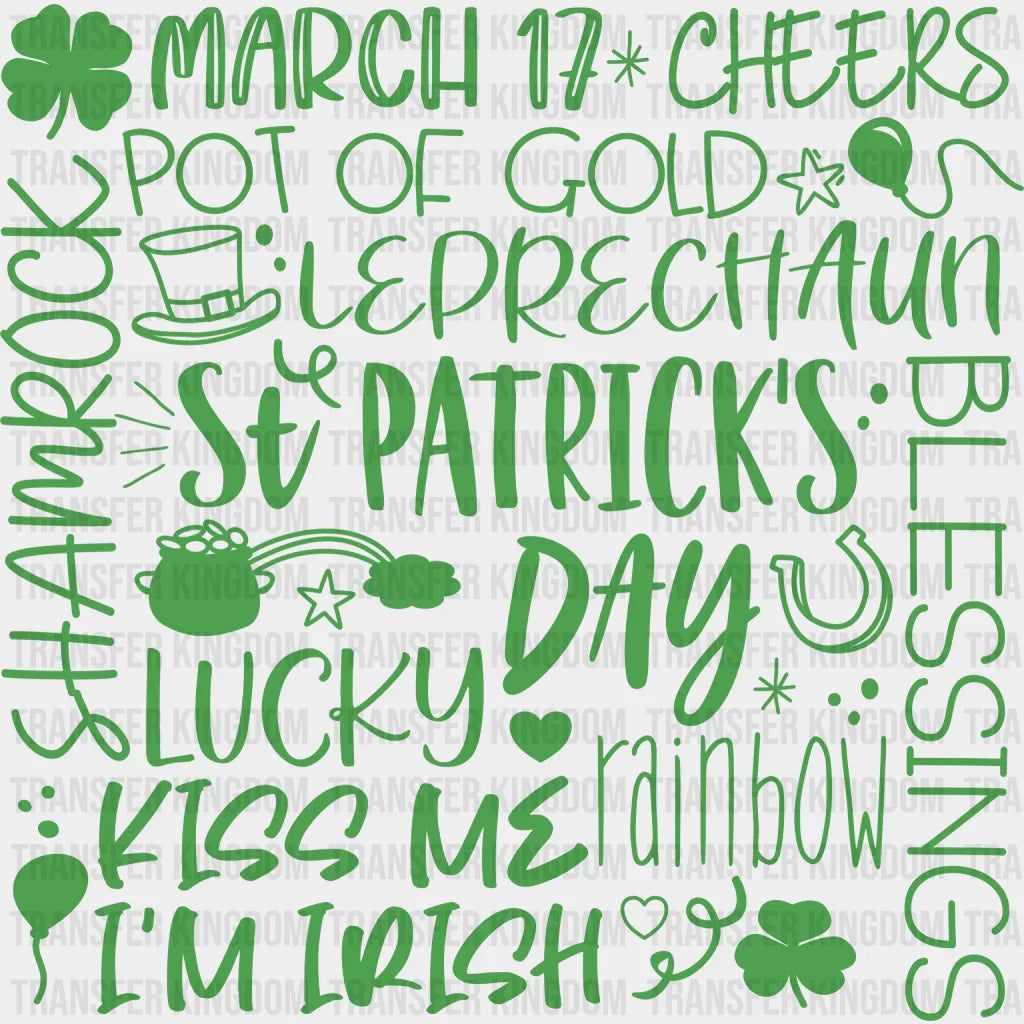 St. Patrick's Day Design - DTF heat transfer - Transfer Kingdom