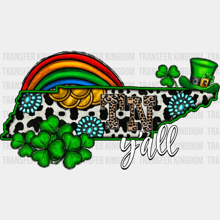 St. Patrick's Day TN Y'all - St. Patrick's Day DTF heat transfer