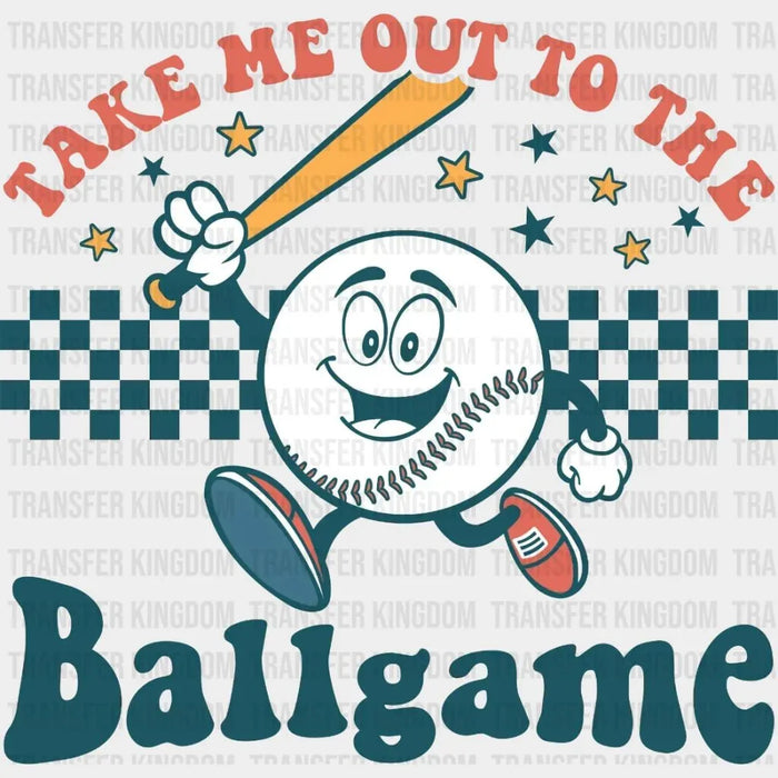 Take Me Out To The Ballgame Star  DTF Transfer