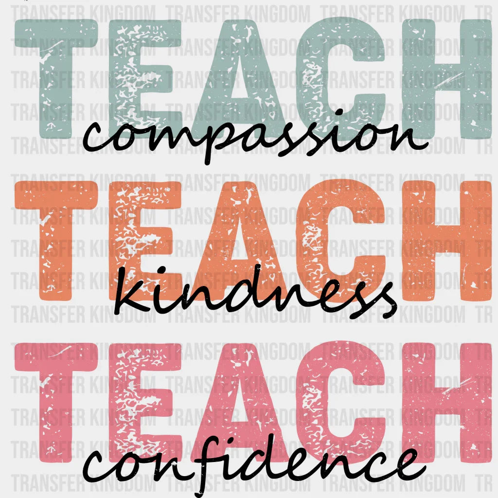 Teach Kindness 100 Days Of School Design - DTF heat transfer - Transfer Kingdom