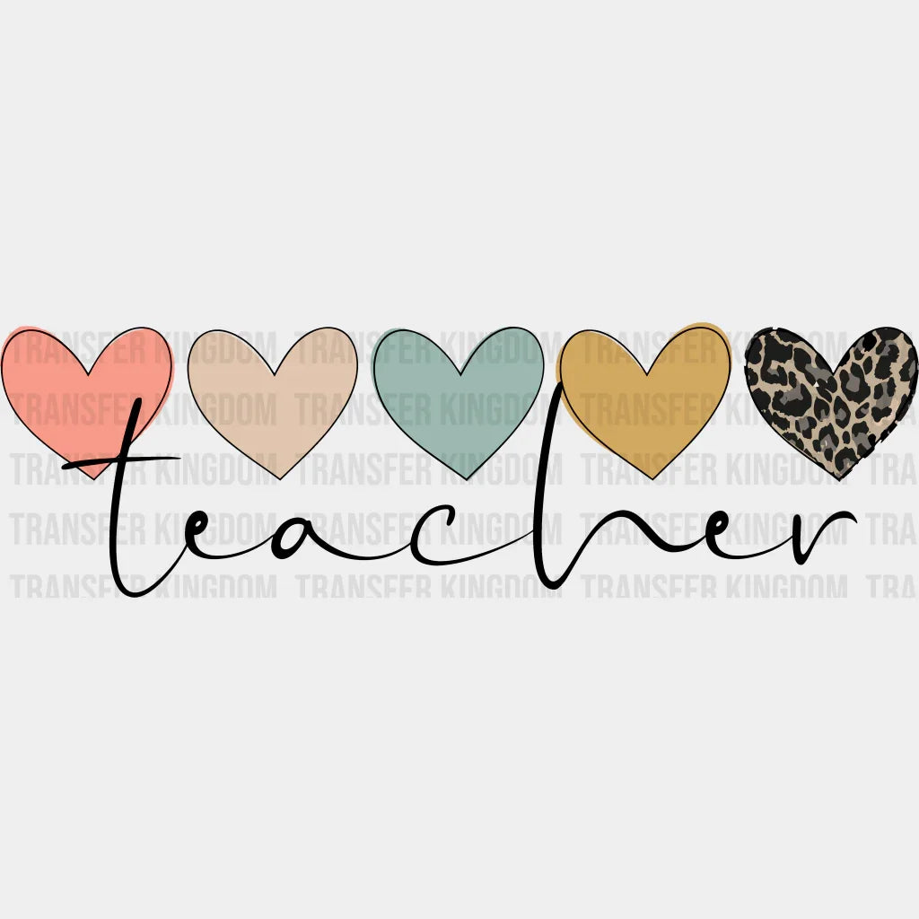 Teacher 100 Days Of School Design - DTF heat transfer - Transfer Kingdom