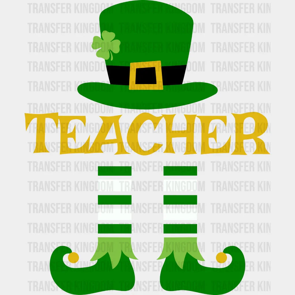 Teacher St. Patrick's Day Design - DTF heat transfer - Transfer Kingdom