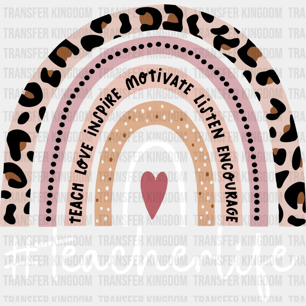 TeacherLife 100 Days Of School Design - DTF heat transfer - Transfer Kingdom