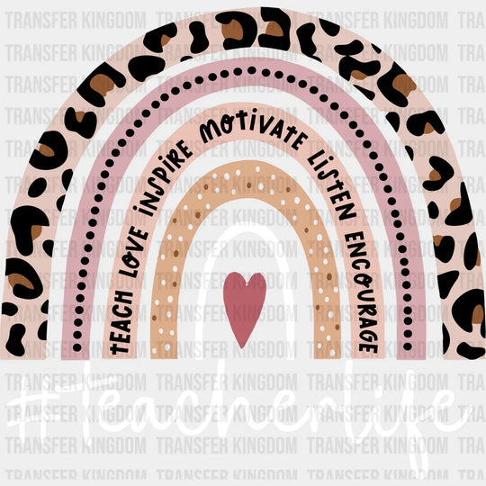 TeacherLife 100 Days Of School Design - DTF heat transfer - Transfer Kingdom