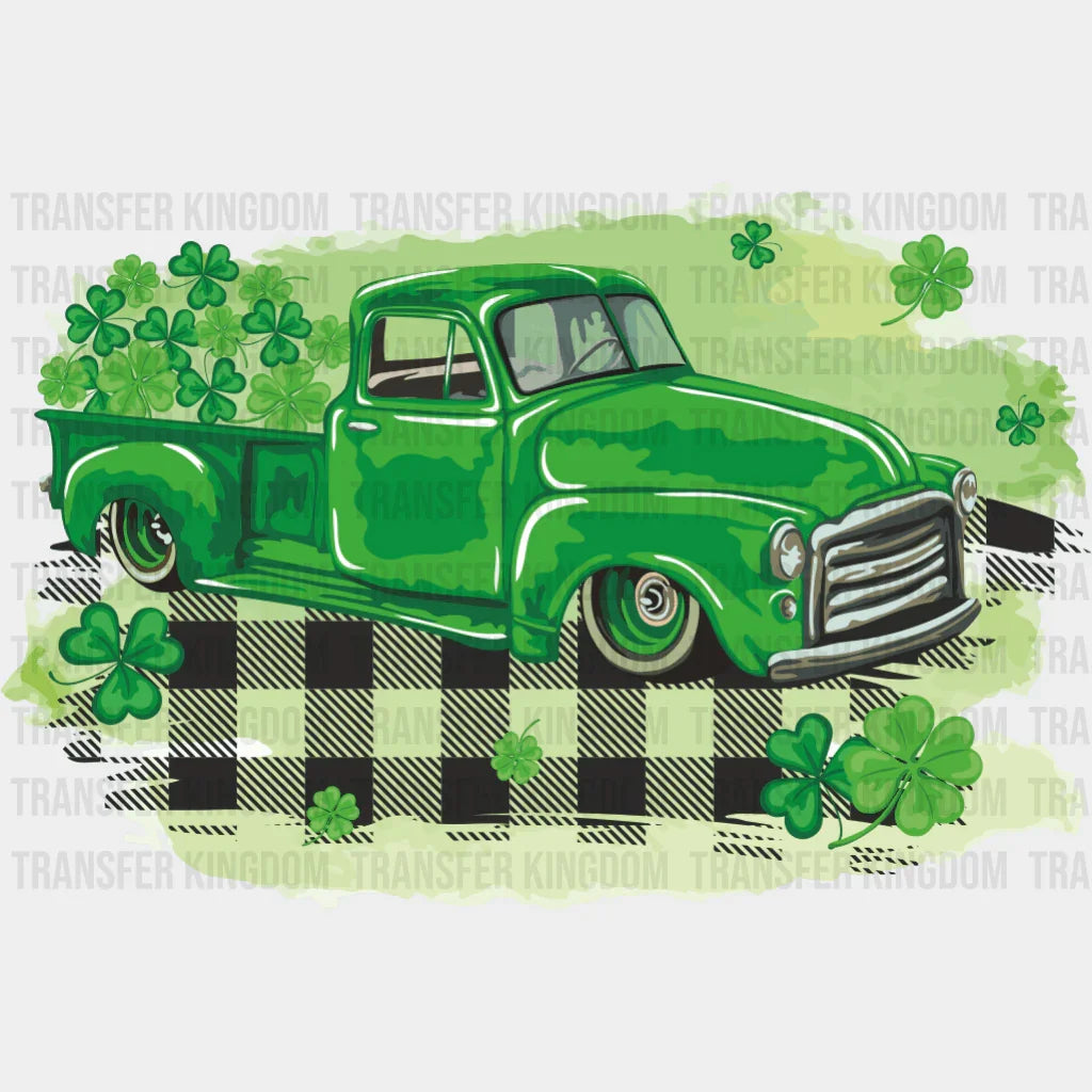 Truck St. Patrick's Day Design - DTF heat transfer - Transfer Kingdom