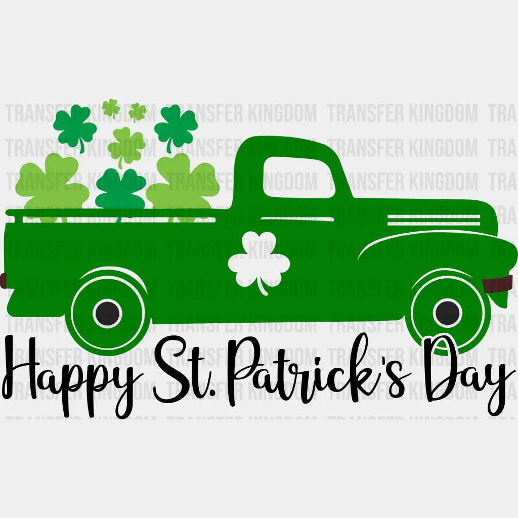 Truck St. Patrick's Day Design - DTF heat transfer - Transfer Kingdom