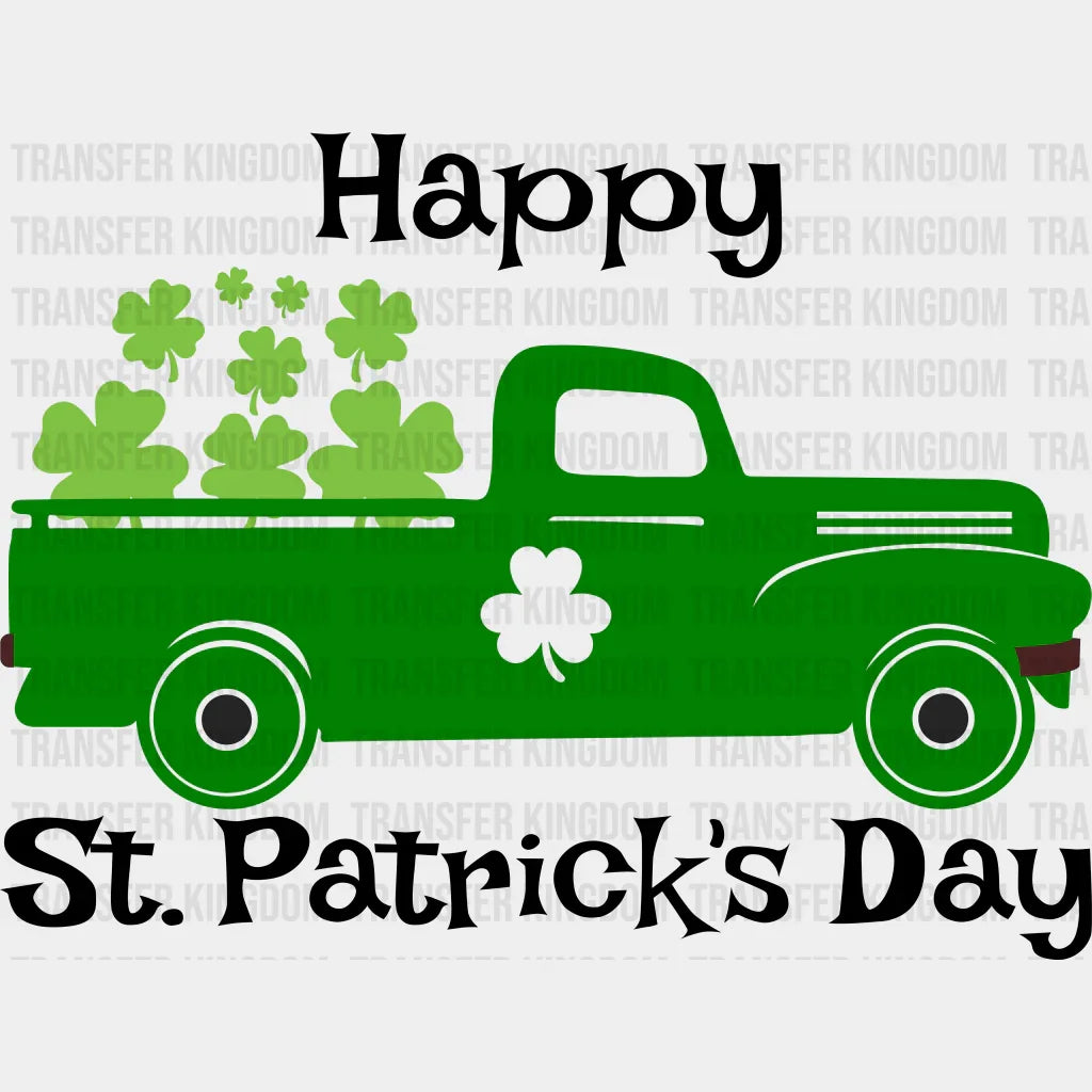 Truck St. Patrick's Day Design - DTF heat transfer - Transfer Kingdom