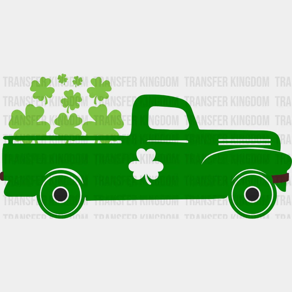 Truck St. Patrick's Day Design - DTF heat transfer - Transfer Kingdom