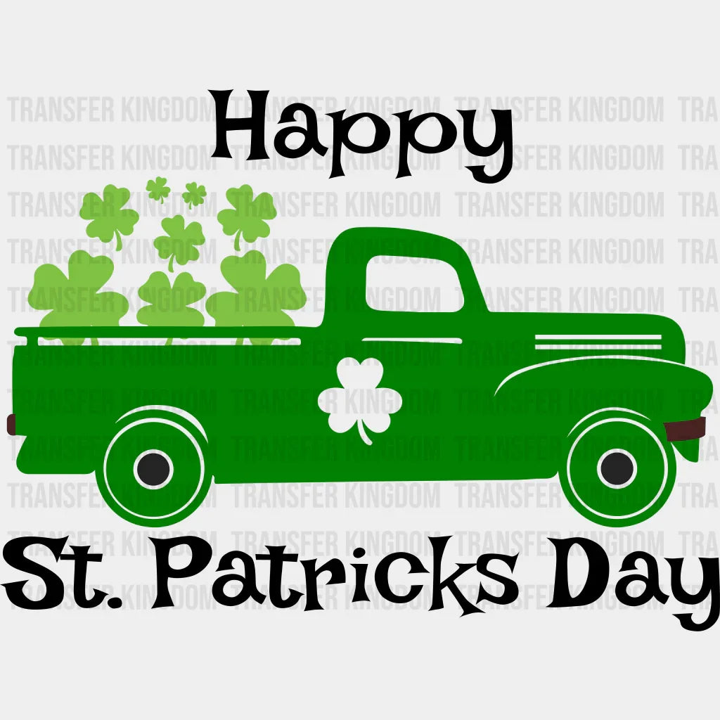 Truck St. Patrick's Day Design - DTF heat transfer - Transfer Kingdom