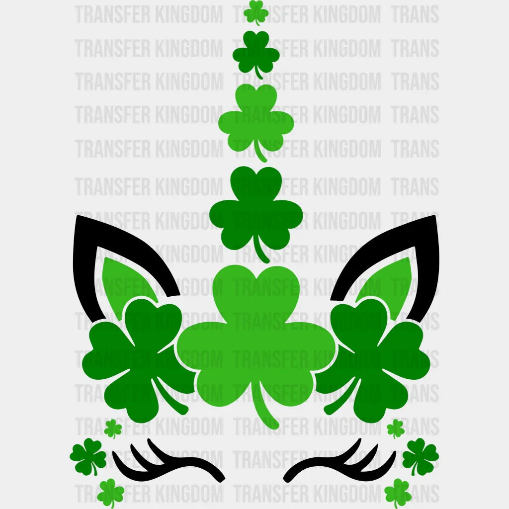 Unicorn St. Patrick's Day Design - DTF heat transfer - Transfer Kingdom