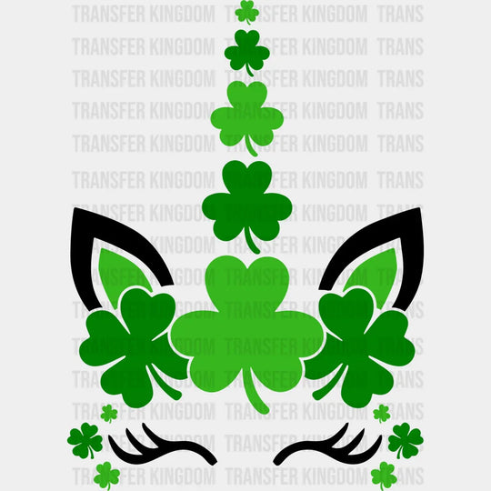 Unicorn St. Patrick's Day Design - DTF heat transfer - Transfer Kingdom