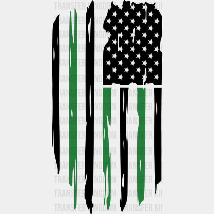 USA Flag St. Patrick's Day Design - DTF heat transfer