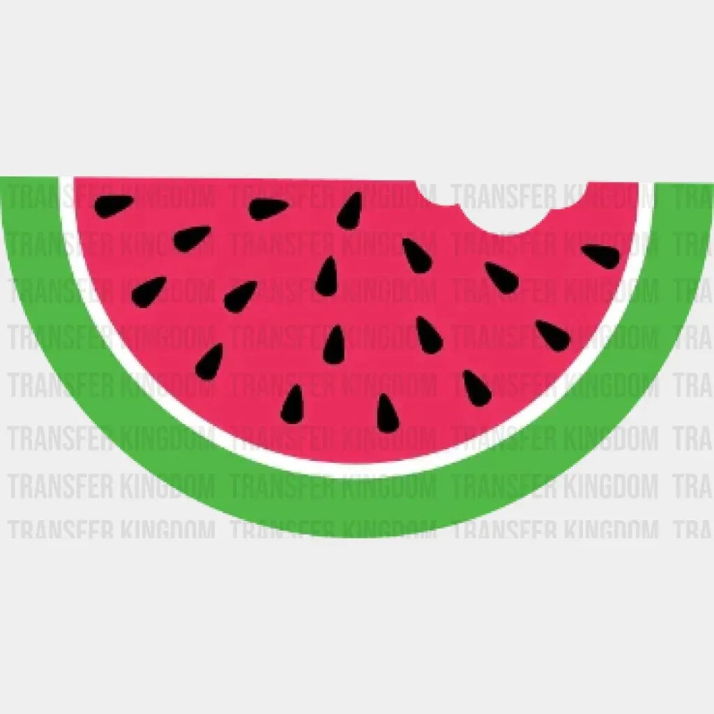Watermelon Half Piece - Beach Vacation Design - DTF heat transfer - Transfer Kingdom