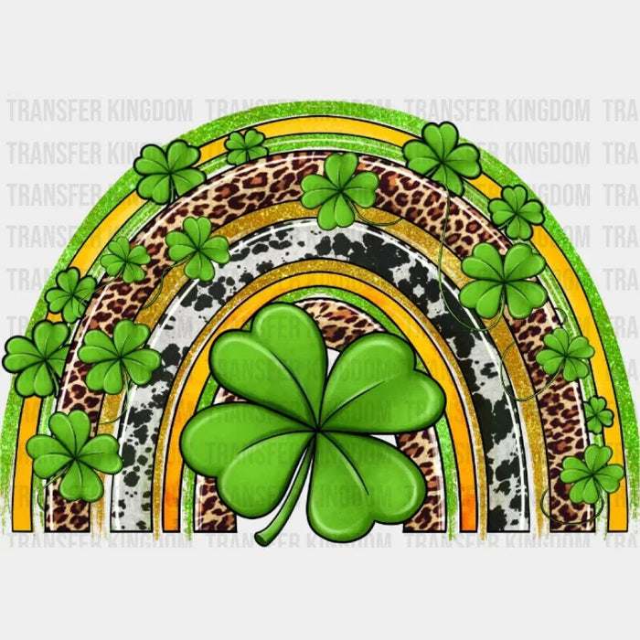 Western St. Patrick's Day Rainbow Design - DTF heat transfer