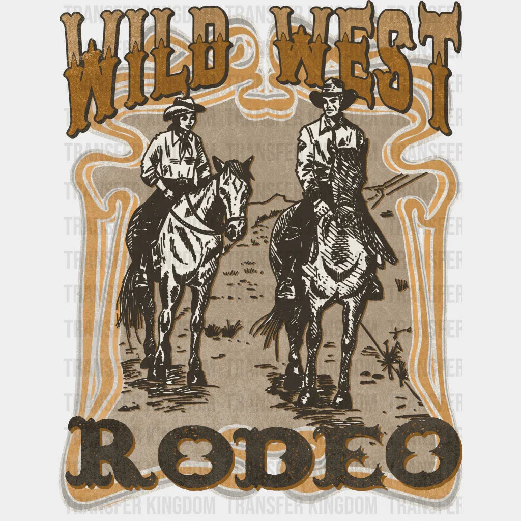 Wild West Rodeo - Rodeo Houston DTF Transfer - Transfer Kingdom